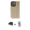MARSİLYAN™- iPhone 14 Pro Max Kılıf Siluet Işık Serisi - Siyah Joko 5D Cam + Raze Metal Kamera Lens - GD