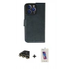 MARSİLYAN™- iPhone 14 Pro Max Kılıf Siluet Işık Serisi - Siyah Joko 5D Cam + Raze Metal Kamera Lens - GD