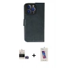 MARSİLYAN™- iPhone 14 Pro Max Kılıf Siluet Işık Serisi - Siyah Joko 5D Cam + Bilvis Titan Kamera Lens - GS