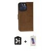 MARSİLYAN™- iPhone 14 Pro Max Kılıf Siluet Işık Serisi - Siyah Joko 5D Cam + PVD Metal Kamera Lens - TU