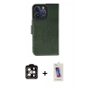 MARSİLYAN™- iPhone 14 Pro Max Kılıf Siluet Işık Serisi - Siyah Joko 5D Cam + PVD Metal Kamera Lens - TU