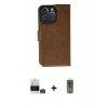 MARSİLYAN™- iPhone 14 Pro Max Kılıf Siluet Işık Serisi - Siyah Joko Magic 5D Hayalet Cam + Bilvis Titan Kamera Lens - GD
