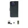 MARSİLYAN™- iPhone 14 Pro Max Kılıf Siluet Işık Serisi - Siyah Joko Magic 5D Hayalet Cam + Bilvis Titan Kamera Lens - DNMR