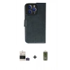MARSİLYAN™- iPhone 14 Pro Max Kılıf Siluet Işık Serisi - Siyah Joko Magic 5D Hayalet Cam + Bilvis Titan Kamera Lens - GS
