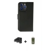 MARSİLYAN™- iPhone 14 Pro Max Kılıf Siluet Işık Serisi - Siyah Joko Magic 5D Hayalet Cam + Raze Metal Kamera Lens - GS