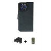 MARSİLYAN™- iPhone 14 Pro Max Kılıf Siluet Işık Serisi - Siyah Joko Magic 5D Hayalet Cam + Raze Metal Kamera Lens - GS