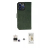 MARSİLYAN™- iPhone 14 Pro Max Kılıf Siluet Işık Serisi - Siyah Mat Seramik Nano Ekran Koruyucu + Bilvis Titan Kamera Lens - GS