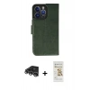 MARSİLYAN™- iPhone 14 Pro Max Kılıf Siluet Işık Serisi - Siyah Mat Seramik Nano Ekran Koruyucu + Raze Metal Kamera Lens - GS