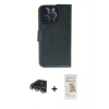 MARSİLYAN™- iPhone 14 Pro Max Kılıf Siluet Işık Serisi - Siyah Mat Seramik Nano Ekran Koruyucu + Raze Metal Kamera Lens - GS