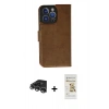 MARSİLYAN™- iPhone 14 Pro Max Kılıf Siluet Işık Serisi - Siyah Mat Seramik Nano Ekran Koruyucu + Raze Metal Kamera Lens - GS