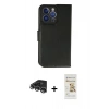MARSİLYAN™- iPhone 14 Pro Max Kılıf Siluet Işık Serisi - Siyah Mat Seramik Nano Ekran Koruyucu + Raze Metal Kamera Lens - GS