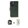MARSİLYAN™- iPhone 14 Pro Max Kılıf Siluet Işık Serisi - Siyah Mat Seramik Nano Ekran Koruyucu + PVD Metal Kamera Lens - TU