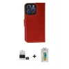 MARSİLYAN™- iPhone 14 Pro Max Kılıf Siluet Işık Serisi - Siyah Polymer Nano Ekran Koruyucu + Bilvis Titan Kamera Lens - GD