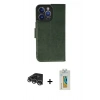 MARSİLYAN™- iPhone 14 Pro Max Kılıf Siluet Işık Serisi - Siyah Polymer Nano Ekran Koruyucu + Raze Metal Kamera Lens - GS