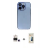 MARSİLYAN™- iPhone 14 Pro Max Kılıf Siluet Minimal Özel Seri - Siyah 6D Mat Seramik Hayalet Nano Ekran Koruyucu + Bilvis Titan Kamera Lens - DNMR