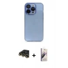 MARSİLYAN™- iPhone 14 Pro Max Kılıf Siluet Minimal Özel Seri - Siyah Bilvis 3D Mat Cam Ekran Koruyucu + Raze Metal Kamera Lens - GD