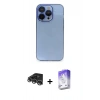 MARSİLYAN™- iPhone 14 Pro Max Kılıf Siluet Minimal Özel Seri - Siyah Bilvis 5in1 3D Magic Cam Ekran Koruyucu + Raze Metal Kamera Lens - GS