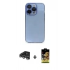 MARSİLYAN™- iPhone 14 Pro Max Kılıf Siluet Minimal Özel Seri - Siyah Buffer Cam Ekran Koruyucu + Raze Metal Kamera Lens - GS