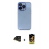 MARSİLYAN™- iPhone 14 Pro Max Kılıf Siluet Minimal Özel Seri - Siyah Buffer Cam Ekran Koruyucu + Raze Metal Kamera Lens - GD