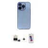MARSİLYAN™- iPhone 14 Pro Max Kılıf Siluet Minimal Özel Seri - Siyah Joko 5D Cam + Bilvis Titan Kamera Lens - GD
