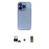 MARSİLYAN™- iPhone 14 Pro Max Kılıf Siluet Minimal Özel Seri - Siyah Joko Magic 5D Hayalet Cam + Bilvis Titan Kamera Lens - DNMR
