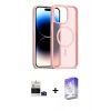 MARSİLYAN™- iPhone 14 Pro Max Kılıf Siluet Minimal Prime - Siyah Bilvis 5in1 3D Magic Cam Ekran Koruyucu + Bilvis Titan Kamera Lens - DNMR