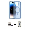 MARSİLYAN™- iPhone 14 Pro Max Kılıf Siluet Minimal Prime - Siyah Bilvis Hayalet Cam Ekran Koruyucu + Bilvis Titan Kamera Lens - GS