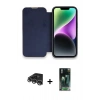 MARSİLYAN™- iPhone 14 Pro Max Kılıf Siluet Minimal Serisi - Şeffaf 360 Full Body Arka Koruyucu + Raze Metal Kamera Lens - GS
