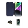 MARSİLYAN™- iPhone 14 Pro Max Kılıf Siluet Minimal Serisi - Şeffaf 360 Full Body Arka Koruyucu + Raze Metal Kamera Lens - GD