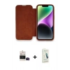 MARSİLYAN™- iPhone 14 Pro Max Kılıf Siluet Minimal Serisi - Şeffaf Pasifik Cam Ekran Koruyucu + Bilvis Titan Kamera Lens - SH