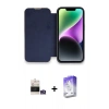 MARSİLYAN™- iPhone 14 Pro Max Kılıf Siluet Minimal Serisi - Siyah Bilvis 5in1 3D Magic Cam Ekran Koruyucu + Bilvis Titan Kamera Lens - GS