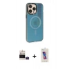 MARSİLYAN™- iPhone 14 Pro Max Kılıf Siluet Modern Koleksiyonu - Siyah Joko 5D Cam + Bilvis Titan Kamera Lens - DNMR