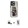 MARSİLYAN™- iPhone 14 Pro Max Kılıf Siluet Modern Özel Seri - Siyah Joko 5D Cam + Bilvis Titan Kamera Lens - GD