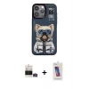 MARSİLYAN™- iPhone 14 Pro Max Kılıf Siluet Modern Özel Seri - Siyah Joko 5D Cam + Bilvis Titan Kamera Lens - GD