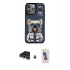 MARSİLYAN™- iPhone 14 Pro Max Kılıf Siluet Modern Özel Seri - Siyah Joko 5D Cam + Raze Metal Kamera Lens - GS