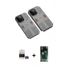 MARSİLYAN™- iPhone 14 Pro Max Kılıf Ufuk Doku Prime - Siyah 360 Mat Full Body Arka Koruyucu + Bilvis Titan Kamera Lens - GS