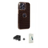 MARSİLYAN™- iPhone 14 Pro Max Kılıf Ufuk Form Prime - Şeffaf Pasifik Cam Ekran Koruyucu + Raze Metal Kamera Lens - GS