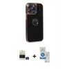 MARSİLYAN™- iPhone 14 Pro Max Kılıf Ufuk Form Prime - Şeffaf Royal Nano Ekran Koruyucu + Bilvis Titan Kamera Lens - GD