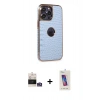 MARSİLYAN™- iPhone 14 Pro Max Kılıf Ufuk Form Prime - Siyah Joko 5D Cam + Bilvis Titan Kamera Lens - GS
