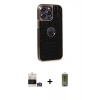 MARSİLYAN™- iPhone 14 Pro Max Kılıf Ufuk Form Prime - Siyah Joko Magic 5D Hayalet Cam + Bilvis Titan Kamera Lens - GS