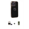 MARSİLYAN™- iPhone 14 Pro Max Kılıf Ufuk Form Prime - Siyah Joko Magic 5D Hayalet Cam + Bilvis Titan Kamera Lens - SH