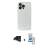 MARSİLYAN™- iPhone 14 Pro Max Kılıf Ufuk Minimal Özel Seri - Şeffaf Royal Nano Ekran Koruyucu + Raze Metal Kamera Lens - GS