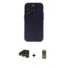 MARSİLYAN™- iPhone 14 Pro Max Kılıf Ufuk Minimal Özel Seri - Siyah Joko Magic 5D Hayalet Cam + Raze Metal Kamera Lens - GD