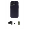 MARSİLYAN™- iPhone 14 Pro Max Kılıf Ufuk Minimal Özel Seri - Siyah Joko Magic 5D Hayalet Cam + Raze Metal Kamera Lens - GS