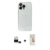 MARSİLYAN™- iPhone 14 Pro Max Kılıf Ufuk Minimal Özel Seri - Siyah Mat Seramik Nano Ekran Koruyucu + Bilvis Titan Kamera Lens - DNMR