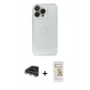 MARSİLYAN™- iPhone 14 Pro Max Kılıf Ufuk Minimal Özel Seri - Siyah Mat Seramik Nano Ekran Koruyucu + Raze Metal Kamera Lens - GS