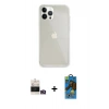 MARSİLYAN™- iPhone 14 Pro Max Kılıf Vadi Asil Prime - Siyah 18D Cam Ekran Koruyucu + Bilvis Titan Kamera Lens - GD