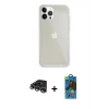 MARSİLYAN™- iPhone 14 Pro Max Kılıf Vadi Asil Prime - Siyah 18D Cam Ekran Koruyucu + Raze Metal Kamera Lens - GS