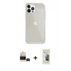 MARSİLYAN™- iPhone 14 Pro Max Kılıf Vadi Asil Prime - Siyah 6D Mat Seramik Hayalet Nano Ekran Koruyucu + Bilvis Titan Kamera Lens - SH