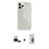 MARSİLYAN™- iPhone 14 Pro Max Kılıf Vadi Asil Prime - Siyah 6D Mat Seramik Hayalet Nano Ekran Koruyucu + Bilvis Titan Kamera Lens - DNMR